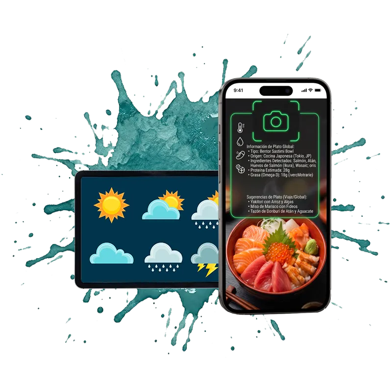 Meals recommended based on weather